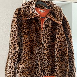 Vintage Moon River Leopard Print Pullover from ASOS